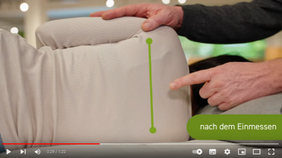 Mit der massgeschneiderten Naturmatratze Personal Fits hat Ihre Schulter die ideale Liegeposition