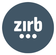 Logo zirb. Raumduft