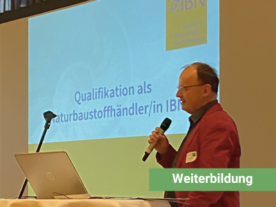 Vortrag auf ÖkoPlus-Branchentag zur Weiterbildung von Winfried Schneider vom IBN