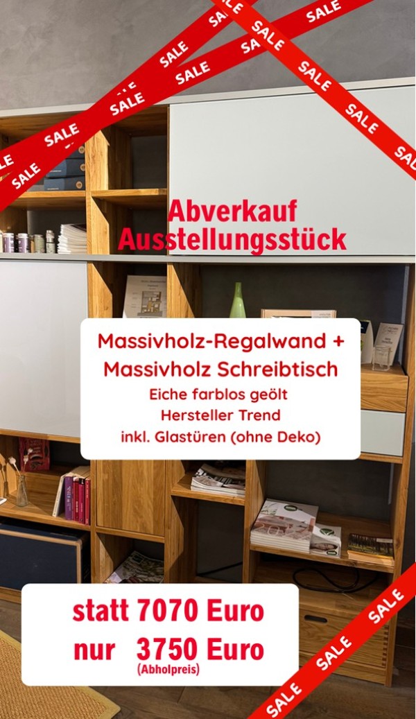 Ausstellungsstücke Büromöbel von Trend in Eiche jetzt günstig kaufen